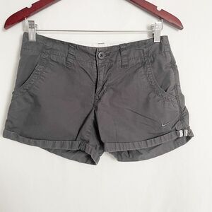 Nike Dark Gray Cotton Shorts Size 4